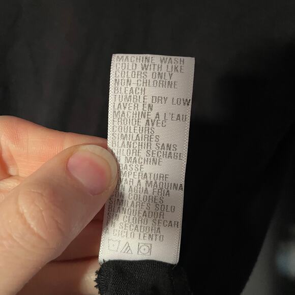 Standard James Pearse Long Sleeve Minimalist Closet Staple Slit Basic Top size 0 - Picture 5 of 6